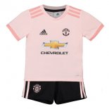 Maillot Manchester United Exterieur Enfant 2018 2019 Rose Pas Cher