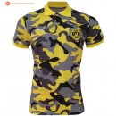 Polo Borussia Dortmund 2017 2018 Jaune Gris Pas Cher