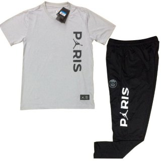 JORDAN Entrainement Paris Saint Germain Ensemble Complet 2018 2019 Gris Pas Cher JORDAN Entrainement Paris Saint Germain Ensemble Complet 2018 2019 Gris Pas Cher