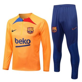 Survetement Training Barcelone 2023 Orange 2 Survetement Training Barcelone 2023 Orange 2