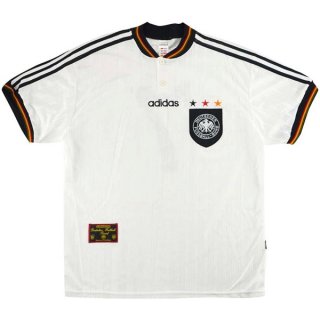 Maillot Allemagne Domicile Retro 1996 Blanc Pas Cher Maillot Allemagne Domicile Retro 1996 Blanc Pas Cher