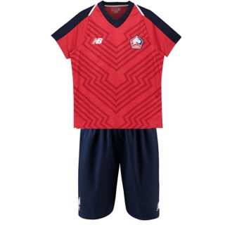 Maillot Lille Domicile Enfant 2018 2019 Rouge Pas Cher