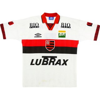 Thailande Maillot Flamengo Exterieur Retro 1995 1996 Blanc Pas Cher