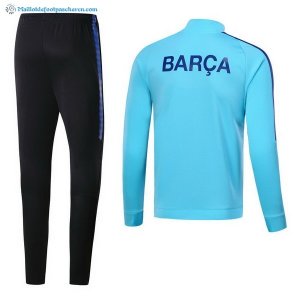 Veste Barcelona 2017 2018 Bleu Clair Pas Cher