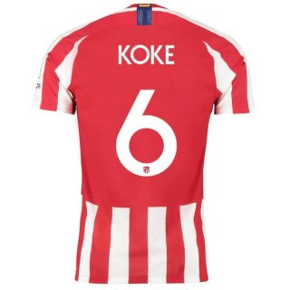 Thailande Maillot Atlético de Madrid NO.6 Koke Domicile 2019 2020 Rouge Thailande Maillot Atlético de Madrid NO.6 Koke Domicile 2019 2020 Rouge
