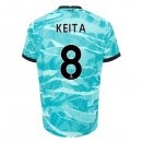 Maillot Liverpool NO.8 Keita Exterieur 2020 2021 Bleu Pas Cher