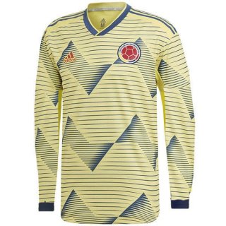 Maillot Columbia Domicile ML 2019 Jaune Pas Cher