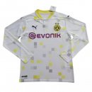 Thailande Maillot Borussia Dortmund Third ML 2020 2021 Blanc Pas Cher