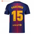 Maillot Barcelona Domicile Paulinho 2017 2018 Pas Cher