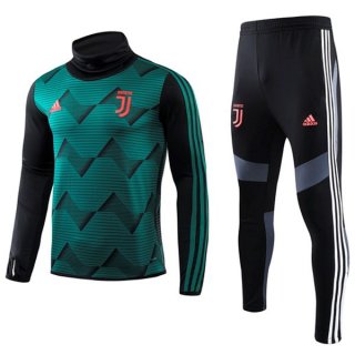 Survetement Juventus 2019 2020 Noir Vert Pas Cher