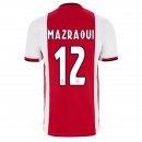 Maillot Ajax Domicile Mazraoui 2019 2020 Rouge Pas Cher
