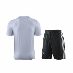 Entrainement Juventus Ensemble Complet 2019 2020 Noir Gris Pas Cher