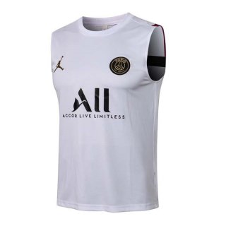 Maillot Paris Saint Germain Sans Manches 2022 Blanc 1 Maillot Paris Saint Germain Sans Manches 2022 Blanc 1