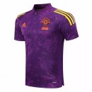 Polo Manchester United 2020 2021 Purpura Pas Cher