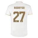 Maillot Real Madrid NO.27 Rodrygo Domicile 2019 2020 Blanc Pas Cher