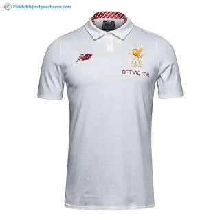 Polo Liverpool 2017 2018 Blanc Pas Cher