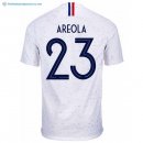 Maillot France Exterieur Areola 2018 Blanc Pas Cher