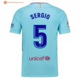 Maillot Barcelona Exterieur Sergio 2017 2018 Pas Cher