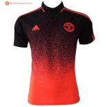 Polo Manchester United 2017 2018 Orange Pas Cher