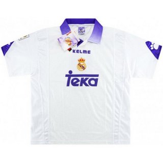 Thailande Maillot Real Madrid Domicile Retro 1997 1998 Blanc Pas Cher