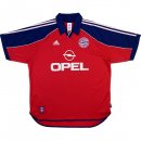 Maillot Bayern Munich Domicile Retro 1999 2001 Rouge Pas Cher