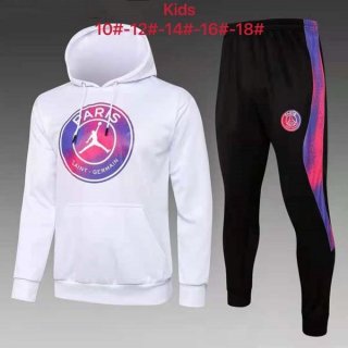 Enfant Sweat Shirt Capuche Paris Saint Germain 2022 Blanc Rose Enfant Sweat Shirt Capuche Paris Saint Germain 2022 Blanc Rose