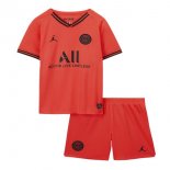 Maillot Paris Saint Germain Exterieur Enfant 2019 2020 Orange Pas Cher