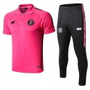 Polo Paris Saint Germain Ensemble Complet 2019 2020 Rose Noir Pas Cher