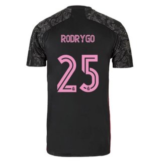 Maillot Real Madrid Third NO.25 Rodrygo 2020 2021 Noir Pas Cher Maillot Real Madrid Third NO.25 Rodrygo 2020 2021 Noir Pas Cher