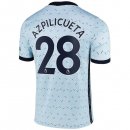 Maillot Chelsea NO.28 Azpilicueta Exterieur 2020 2021 Bleu Pas Cher