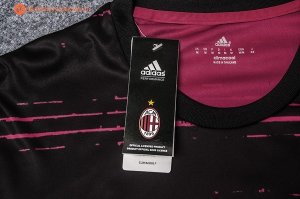 Entrainement Milan Ensemble Complet 2017 2018 Noir Rose Pas Cher