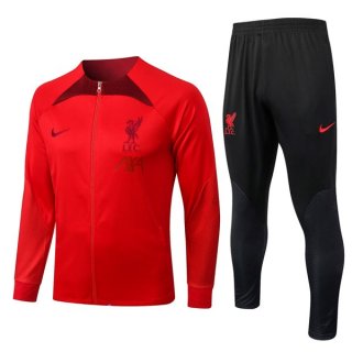 Survetement Liverpool 2023 Rouge Noir Survetement Liverpool 2023 Rouge Noir