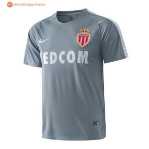 Entrainement AS Monaco Ensemble Complet 2017 2018 Gris Pas Cher