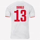 Maillot Juventus NO.13 Danilo Exterieur 2019 2020 Gris Blanc Pas Cher