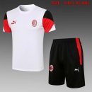 Entrainement AC Milan Ensemble Complet 2022 Blanc Noir