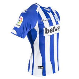 Maillot Alavés Domicile 2018 2019 Bleu Pas Cher