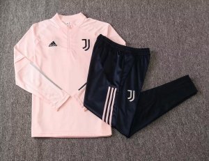 Survetement Juventus 2020 2021 Rose Bleu Pas Cher