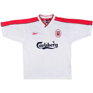 Maillot Liverpool Exterieur Retro 1998 Rouge Pas Cher Maillot Liverpool Exterieur Retro 1998 Rouge Pas Cher