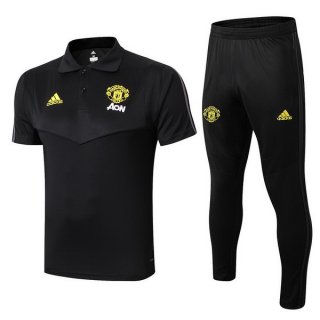 Polo Manchester United Ensemble Complet 2019 2020 Noir Jaune Pas Cher Polo Manchester United Ensemble Complet 2019 2020 Noir Jaune Pas Cher