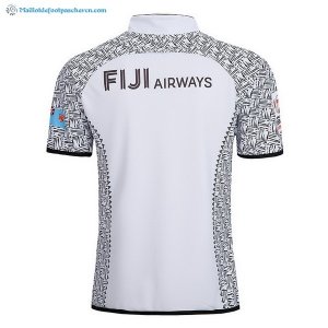Maillot Rugby Fiyi Domicile 2018 2019 Blanc Pas Cher