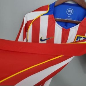 Thailande Maillot Retro Atlético de Madrid 2004 05 Pas Cher