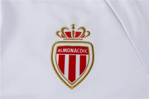 Survetement AS Monaco 2018 2019 Blanc Pas Cher