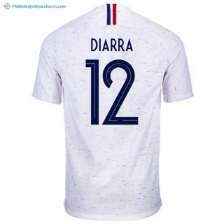 Maillot France Exterieur Diarra 2018 Blanc Pas Cher