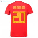 Maillot Espagne Domicile Asensio 2018 Rouge Pas Cher