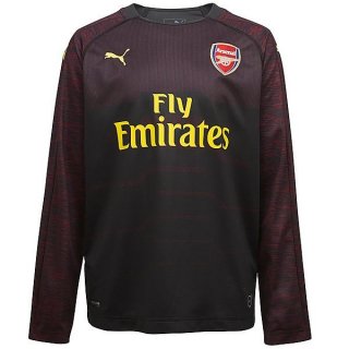 Maillot Arsenal Domicile ML Gardien 2018 2019 Noir Pas Cher Maillot Arsenal Domicile ML Gardien 2018 2019 Noir Pas Cher
