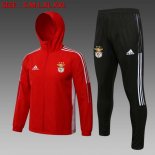 Coupe Vent Benfica Ensemble Complet 2022 Rouge Noir