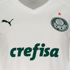 Maillot Palmeiras Exterieur Femme 2019 2020 Blanc Pas Cher