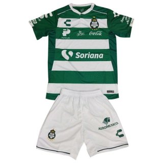 Maillot Santos Laguna Domicile Enfant 2018 2019 Blanc Pas Cher