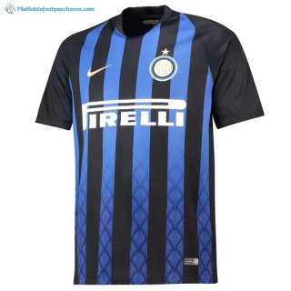 Maillot Inter de Milán Domicile 2018 2019 Bleu Pas Cher