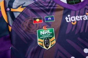 Maillot Melbourne Storm Edición Conmemorativa 2018 Purpura Pas Cher